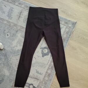 Old Navy Powersoft High Waisted Maternity Black Leggings SzS